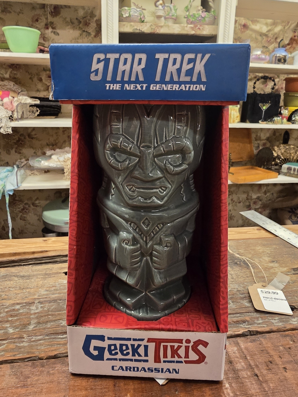 Star Trek The Next Generation Cardassian Geeki Tikis Tiki Mug - Gray